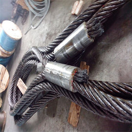 Heavy Duty IWR/IWS/FC Core Marine Grade Steel Wire Rope With Thimble Slings